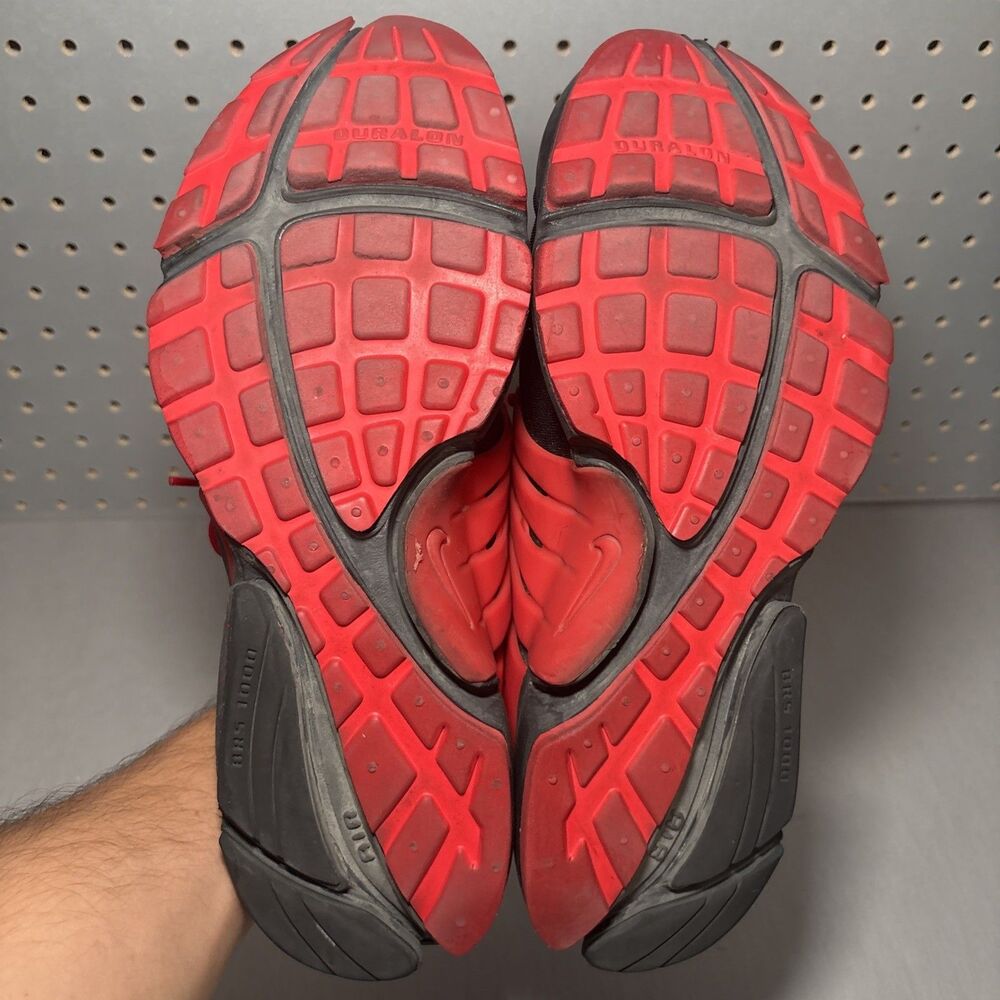 Nike Air Presto By You Mens Sz 9 Black Red Sneakers Running Shoes 846438-997 - Picture 8 of 15